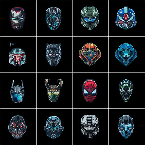 Tribute Helmet/Masks Collection [as of 09/24