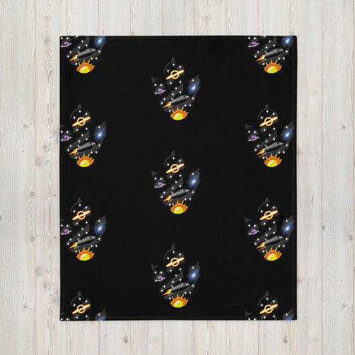 M87 Paws - Throw Blanket