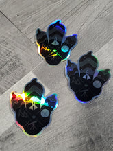 Load image into Gallery viewer, Logo Paw Holographic Sticker