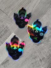 Load image into Gallery viewer, Logo Paw Holographic Sticker