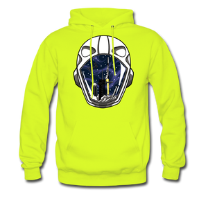 SpaceX Crew Dragon Tribute - Midweight Hoodie - safety green