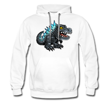 Load image into Gallery viewer, KOM Godzilla Premium Hoodie - white