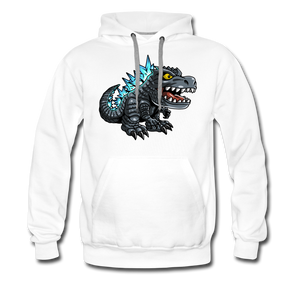 KOM Godzilla Premium Hoodie - white