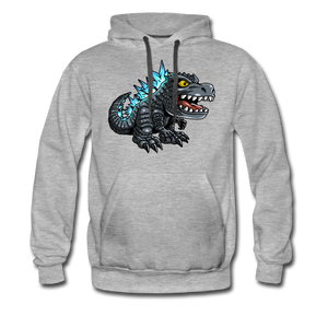 KOM Godzilla Premium Hoodie - heather gray