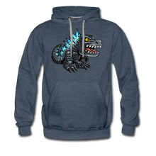 Load image into Gallery viewer, KOM Godzilla Premium Hoodie - heather denim