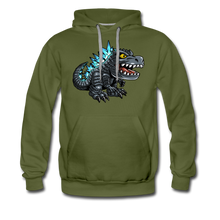 Load image into Gallery viewer, KOM Godzilla Premium Hoodie - olive green